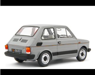 Fiat 126 Personal 4 Silver 1978 Grigio Laudoracing 1:18 Resinemodell (Türen, Motorhaube... nicht zu öffnen!)